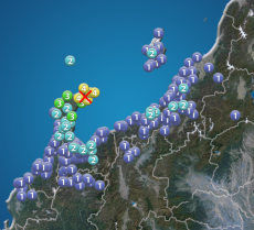 石川県能登地方でM4.7の地震　最大震度4　津波の心配なし