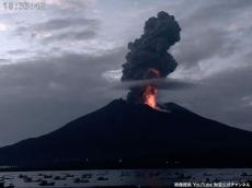 桜島で噴火(爆発)が発生　噴煙は5000mに上昇　鹿児島