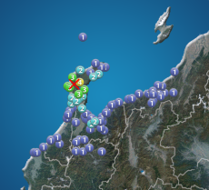 石川県能登地方でM4.5の地震　穴水町で震度4　津波の心配なし