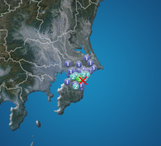 千葉県北東部でM3.3の地震　大網白里市で震度3　津波の心配なし