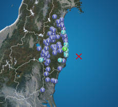 福島県沖でM4.1の地震　浜通りで震度3　津波の心配なし