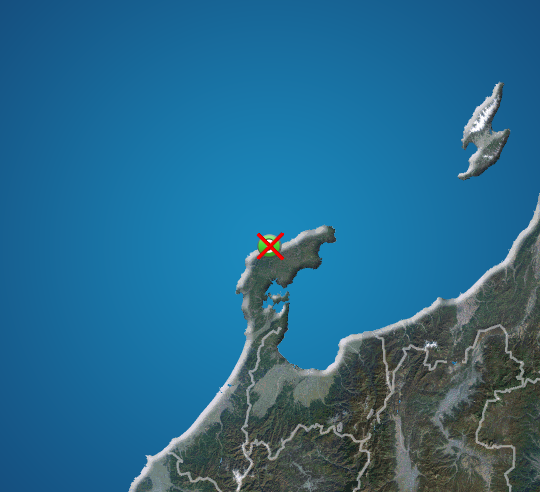 石川県能登地方でM2.8の地震　輪島市で震度3　津波の心配なし