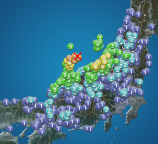 石川県能登地方でM5.9の地震　石川県で震度5強　津波被害の心配なし