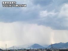 東日本内陸部でゲリラ雷雨　天気の急変に注意