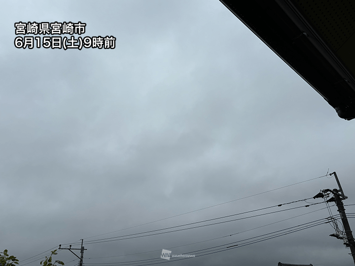 梅雨前線が北上し西日本太平洋側で雨　夕方以降は東海、関東も雨に