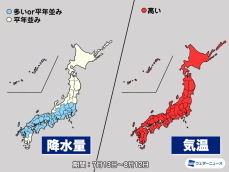 気象庁1か月予報　梅雨明け後も厳しい暑さが続く　熱中症に要注意