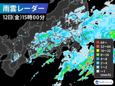 関東で強い雨　東京は5日ぶりに25℃を下回る