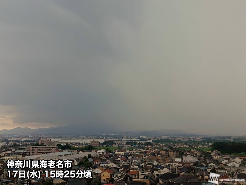 関東は西部や北部で雨雲が急発達　東京都心も天気急変に注意