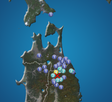 岩手県内陸北部でM4.0の地震　最大震度4　津波の心配なし
