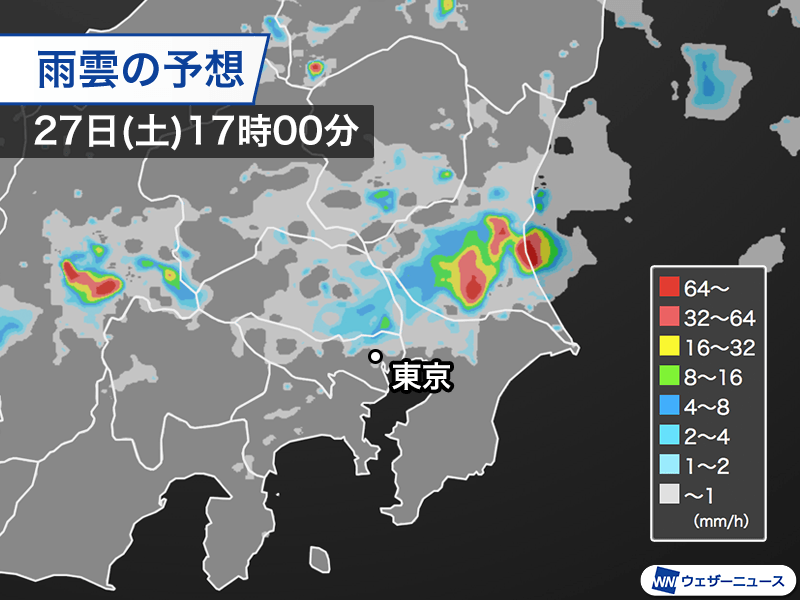 関東は連日の雷雨に注意　今日も午後は大気の状態が不安定