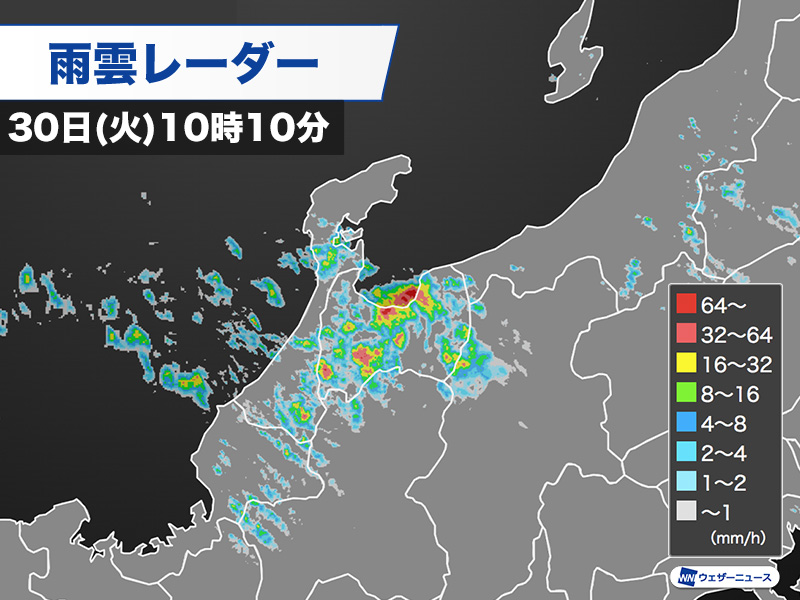 北陸は梅雨末期の大雨のおそれ　道路の冠水に注意