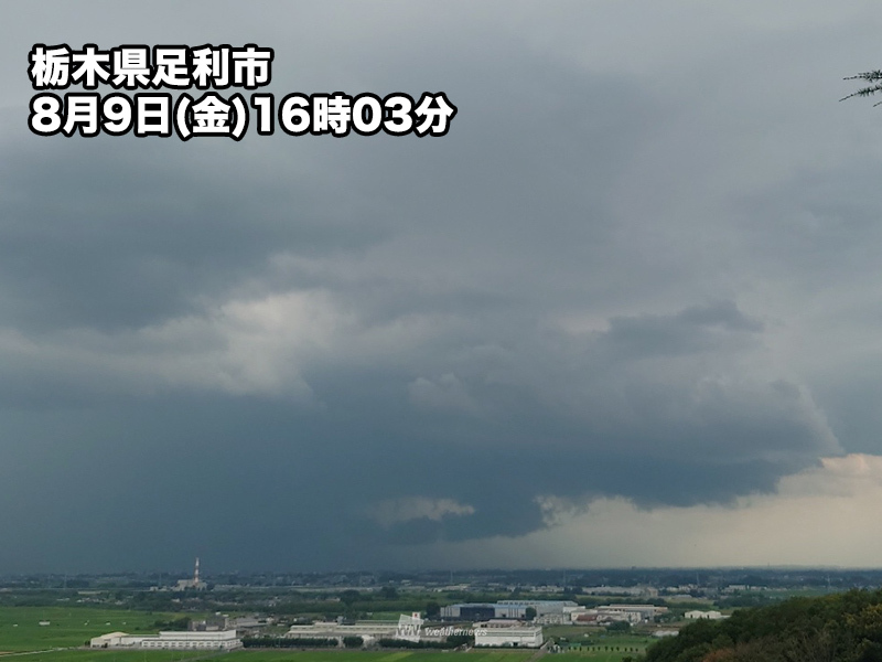 関東など内陸部を中心にゲリラ雷雨　道路冠水や落雷、突風に注意