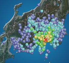 神奈川県西部でM5.3の地震　最大震度5弱　津波の心配なし