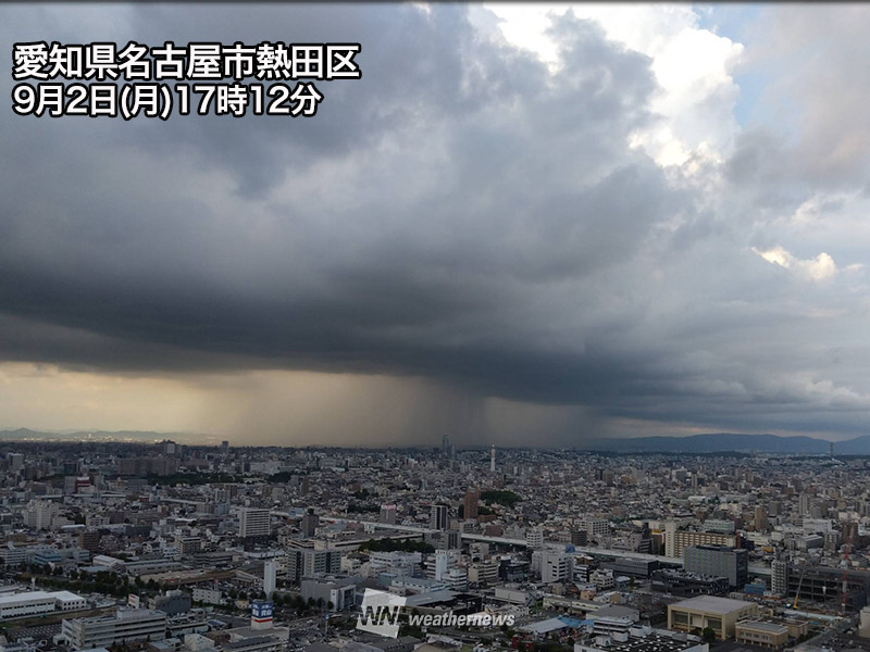 東海でゲリラ豪雨　岐阜・多治見で時間41mmの激しい雨