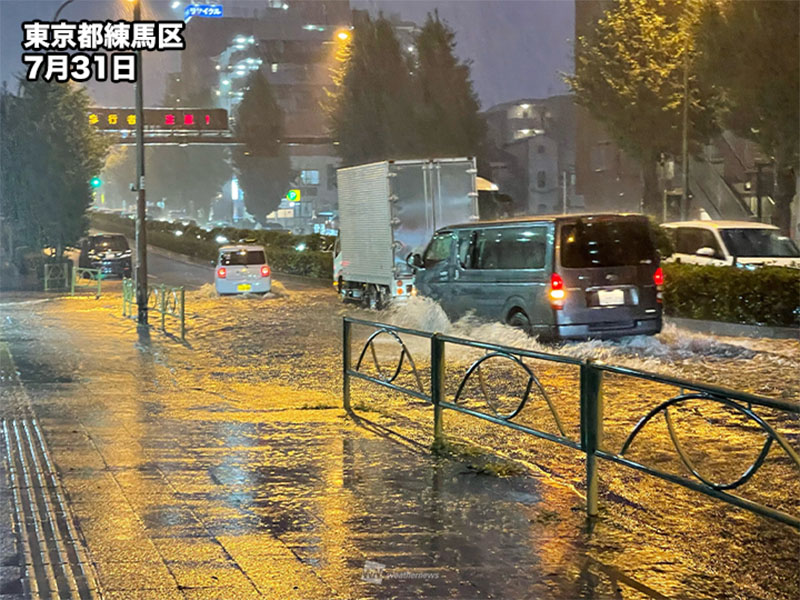 今夏は関東でゲリラ雷雨が多発　落雷回数は昨年の約1.7倍に