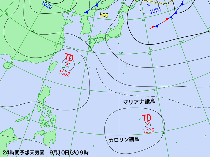 赤道近くで熱帯低気圧が発生予想　発達しながら北上する可能性も