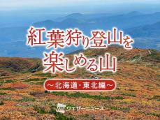 紅葉登山を楽しめる山 2024【北海道・東北】