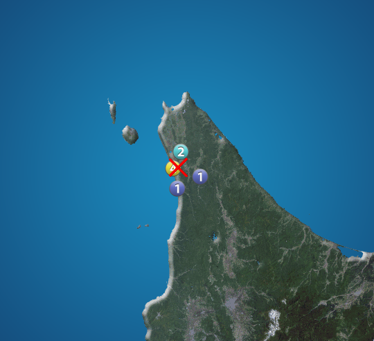 北海道 留萌地方中北部でM3.6の地震　天塩町で震度4　津波の心配なし