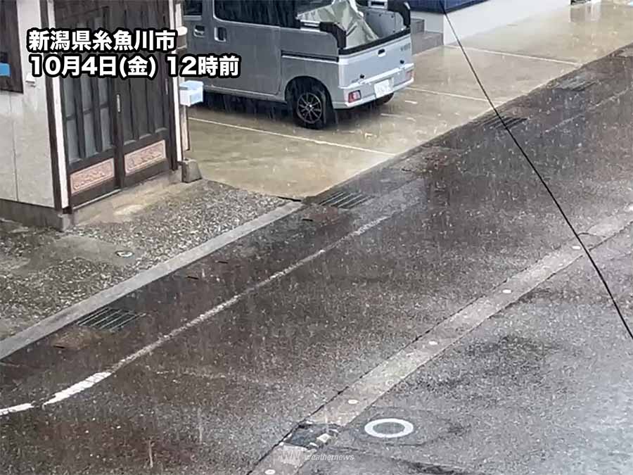 北陸や東海を中心に雨が強まる　夜にかけても激しい雨のおそれ