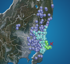 茨城県沖でM4.6の地震　茨城県・千葉県で震度3　津波の心配なし