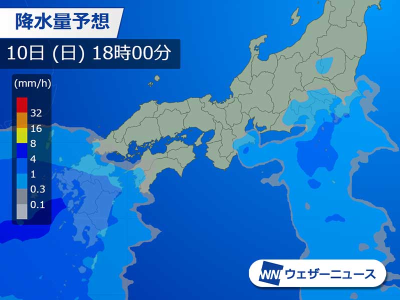 明日は関東から西で天気下り坂　太平洋側ほど雨具の用意を