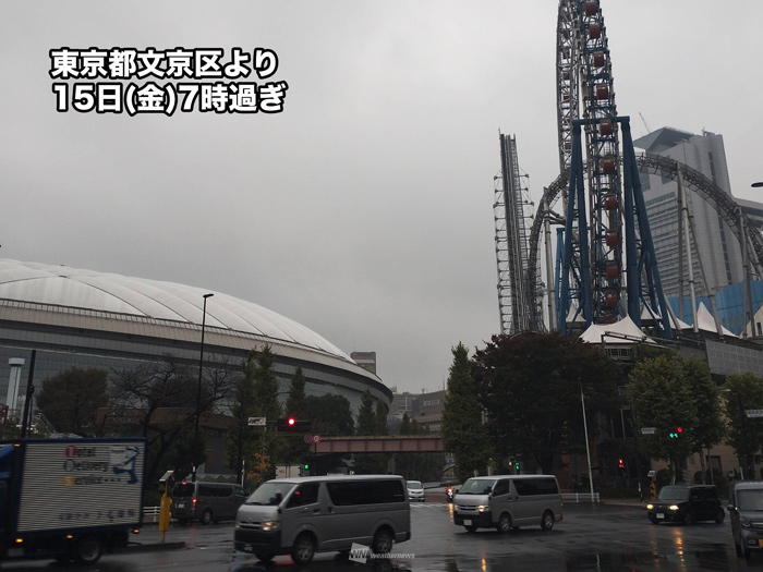 関東の雨は朝のうちまで　西日本は雨エリア拡大の可能性