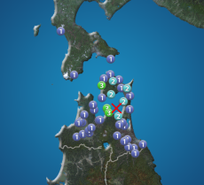 陸奥湾でM4.1の地震　青森県で震度3　津波の心配なし