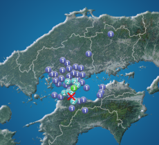 愛媛県東予でM3.9の地震　今治市で震度3　津波の心配なし