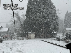 低気圧の通過で雪や雨が強まる　東北北部は積雪の急増に注意