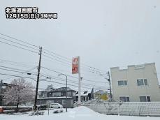 北海道で雪や風が強まる　東北や北陸も強雨や雷雨に注意