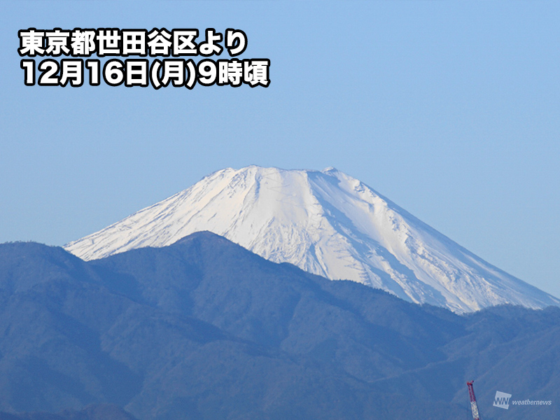 関東は連日の澄み渡る青空　空気の乾燥に要注意