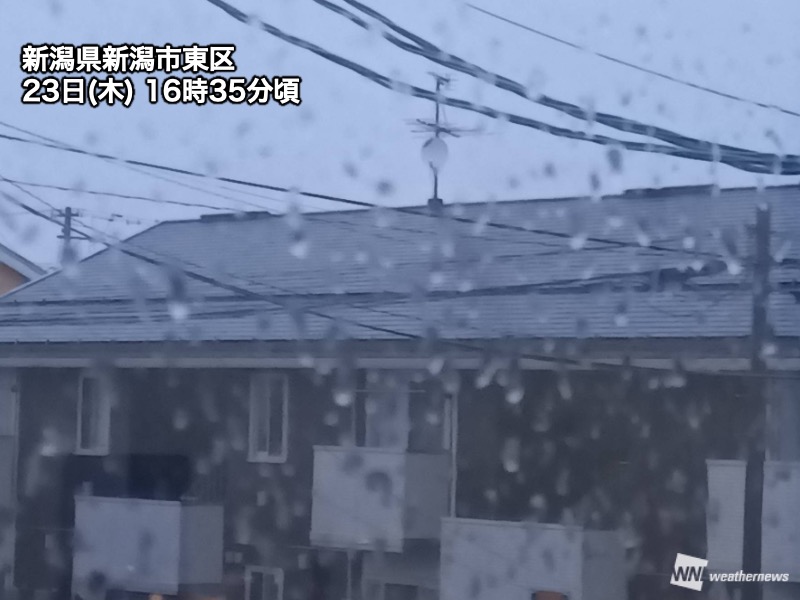 東北から北陸で断続的に雨や雪　明日は北海道の道東で雪が強まる