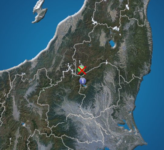 福島県会津でM3.2の地震　檜枝岐村で震度3　津波の心配なし