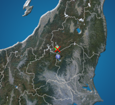 福島県で震度3の地震発生