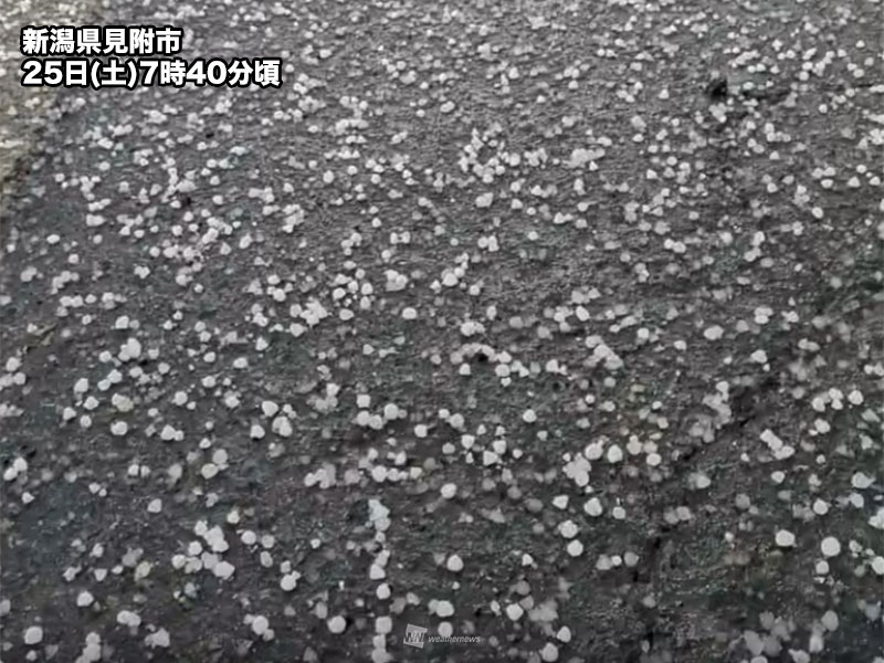 寒冷渦が東北を通過　東北〜北陸は雷や霰(あられ)に注意