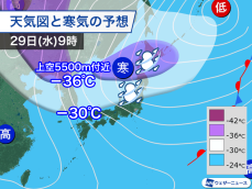 週中頃は北日本、北陸で大雪のおそれ　短期間に積雪急増