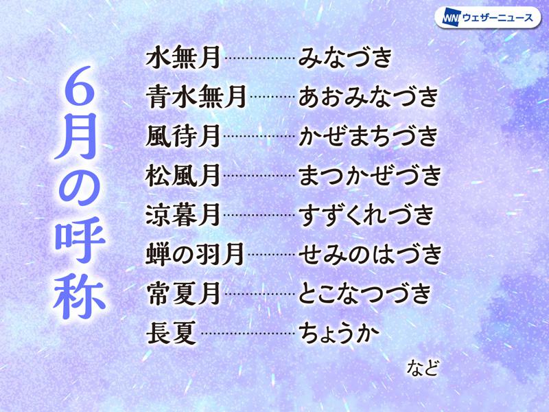 水無月 雨が多い季節なのに「水無月(みなづき)」!? その他の