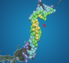 青森県東方沖でM6.9の地震　最大震度4　津波の心配なし