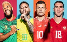 【カタールW杯グループG展望】ブラジルが大本命! 残り1枠はセルビアとスイスの一騎打ちか