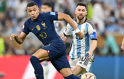レーティング：アルゼンチン代表 3-3(PK:4-2) フランス代表《カタールW杯》