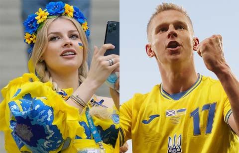 「ウクライナで最も美しいカップル」ジンチェンコと妻がバレンタインに2ショットを披露！「なんて綺麗なんだ」