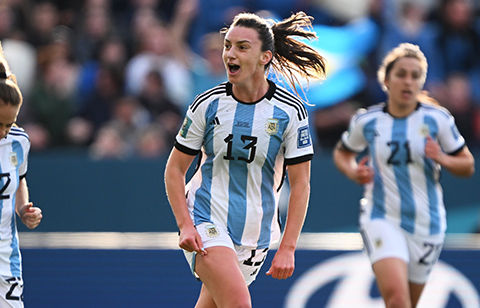 なでしこと対戦するアルゼンチン女子のメンバーが発表！女子W杯でゴールのブラウンら招集もGS敗退のメンバーから大幅入れ替え