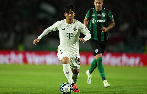 福井がデビューのバイエルン、4部相手に4発快勝【DFBポカール】