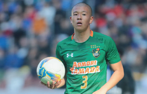 3年生主体の青森山田で11人中唯一の2年生…左SB小沼蒼珠「チーム