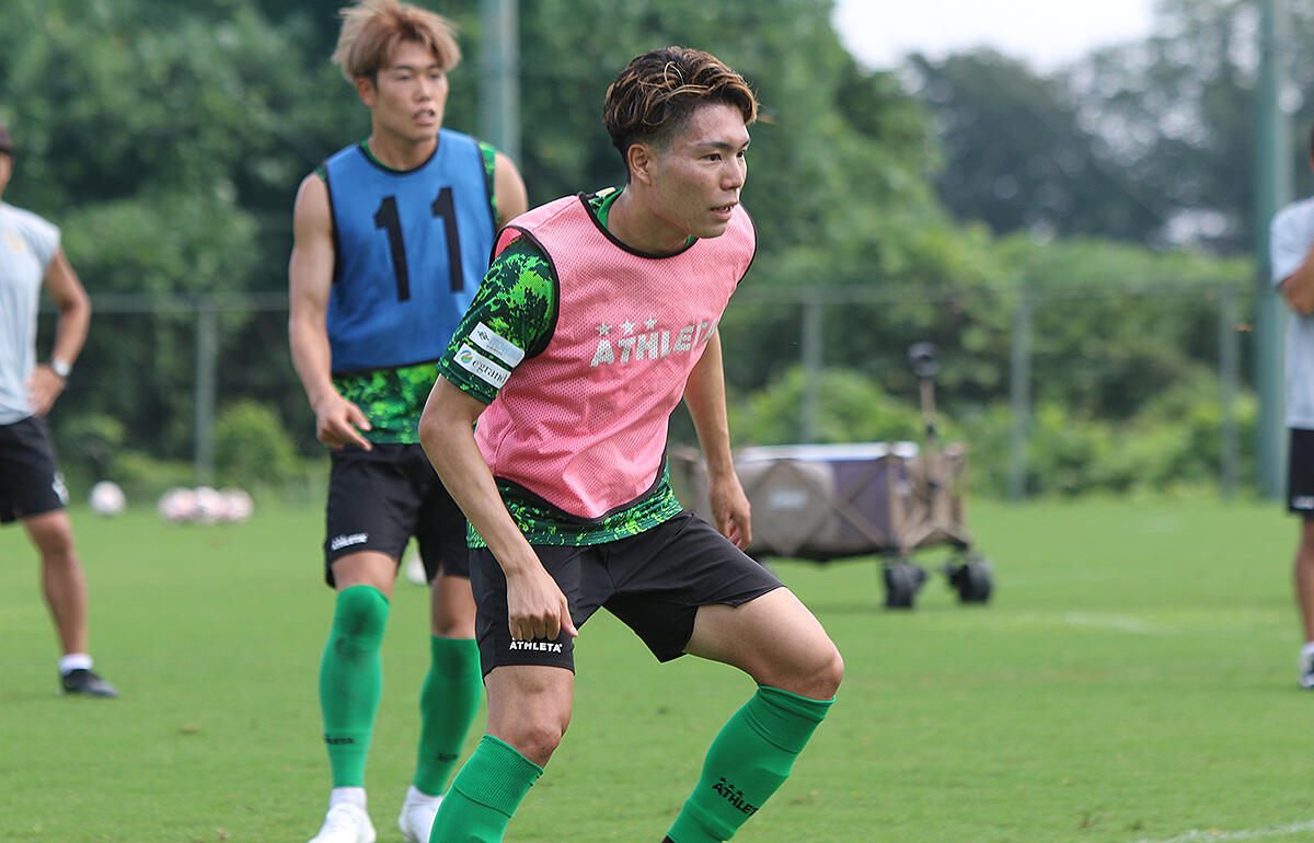 「ホームの雰囲気を感じて楽しみながら貢献したい」…東京Vの松村優太が広島戦での公式戦デビューへ準備万端