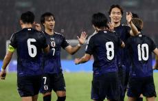 OGと南野拓実のゴールで日本がインドネシアに苦しみながらも2点リードで前半を終える！【2026W杯アジア最終予選】