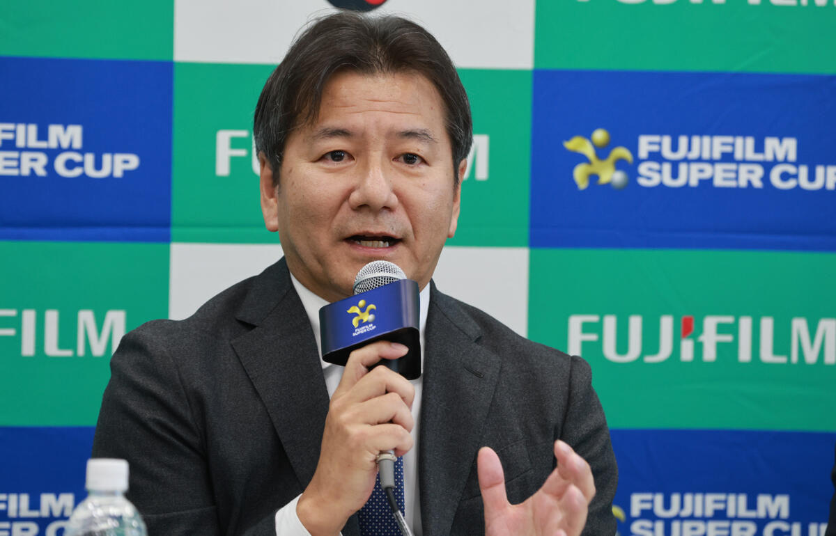 シーズン開幕を告げる「FUJIFILM SUPER CUP」、一区切りとなる32回目の今大会に野々村芳和チェアマン「良い1日、素晴らしい作品に」