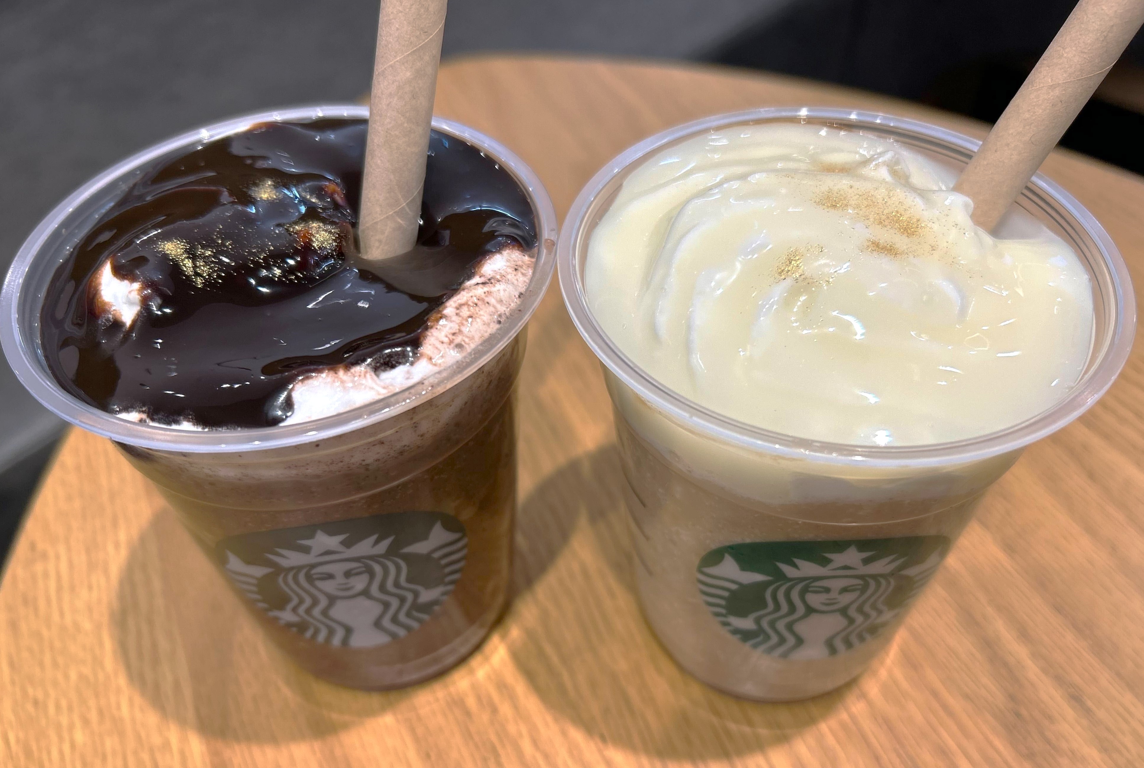 スタバ新商品実食】待望のオペラフラペチーノ復活！艶々チョコ