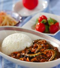 今日の献立は「豚肉とゴーヤの夏カレー」