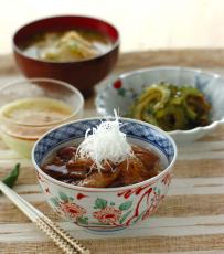 今日の献立は「厚切り肉と甘辛ダレで絶品！十勝風スタミナ豚丼」